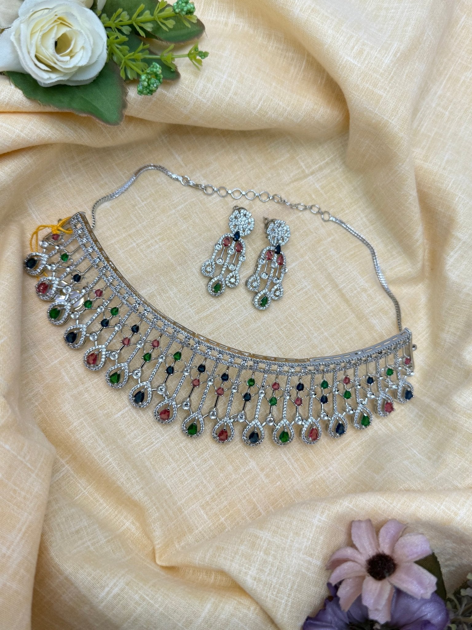 Stone Choker Necklace 0161 - Mahilas