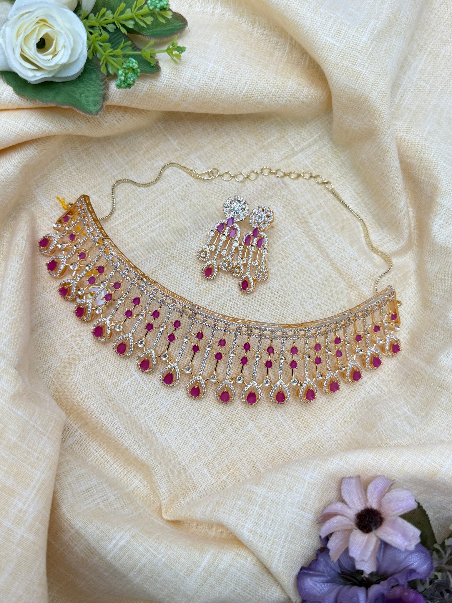 Stone Choker Necklace 0163 - Mahilas