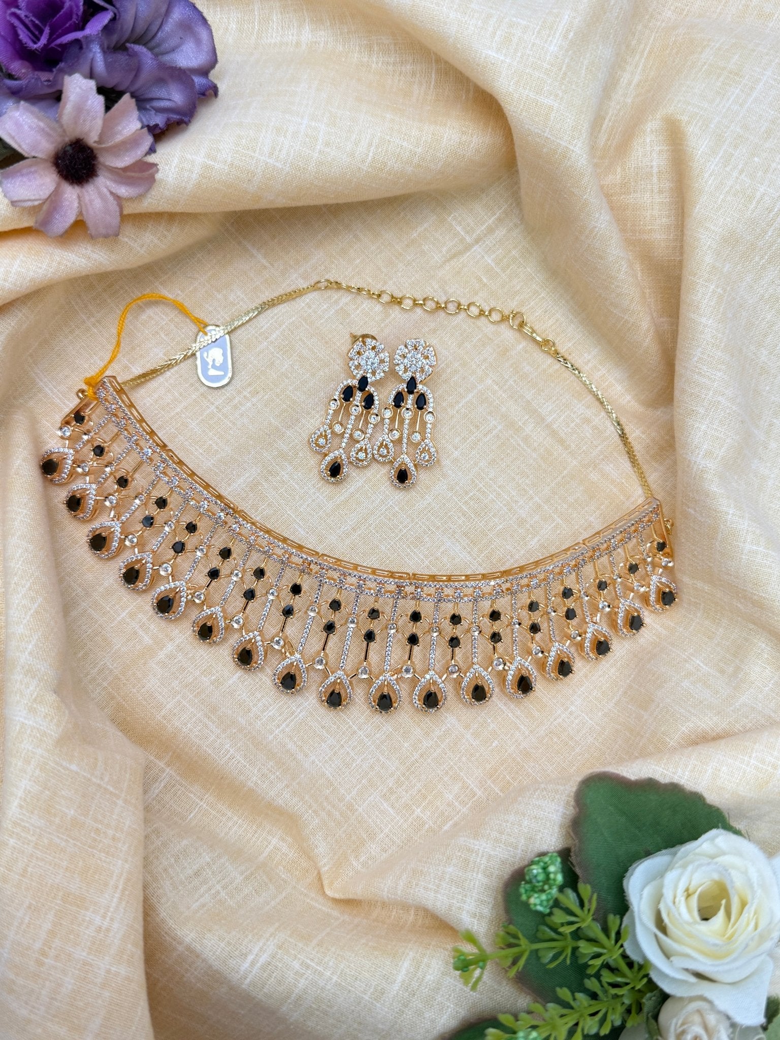 Stone Choker Necklace 0169 - Mahilas