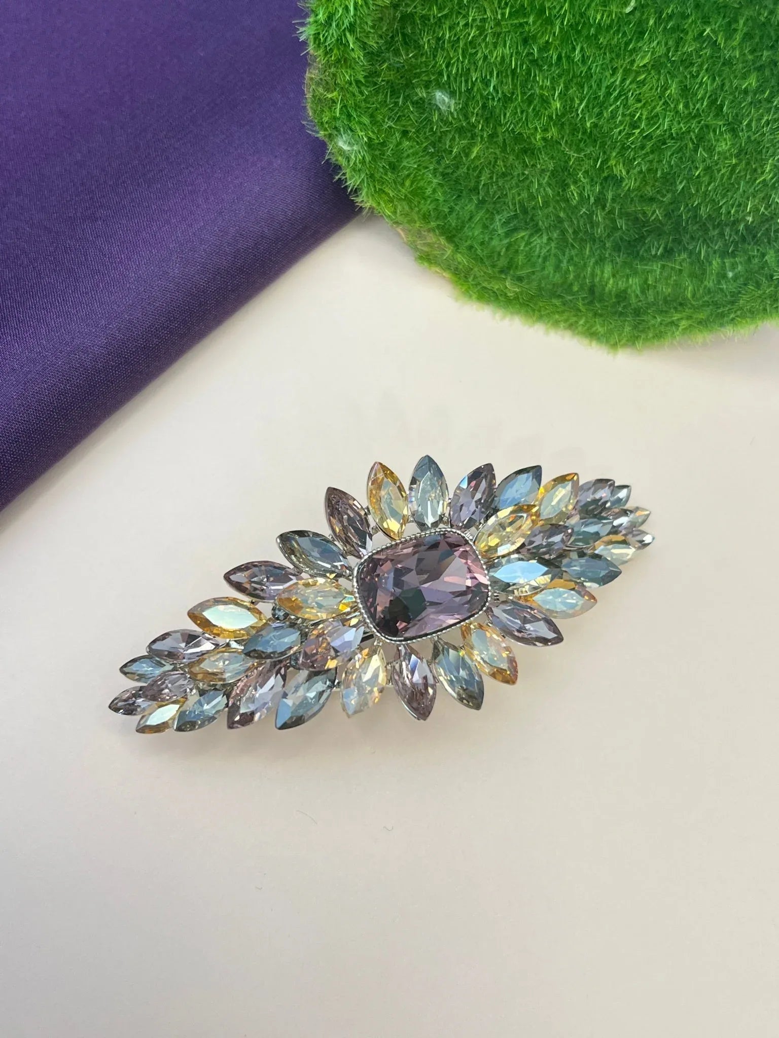 Stone Hair Clip 4063 - Mahilas