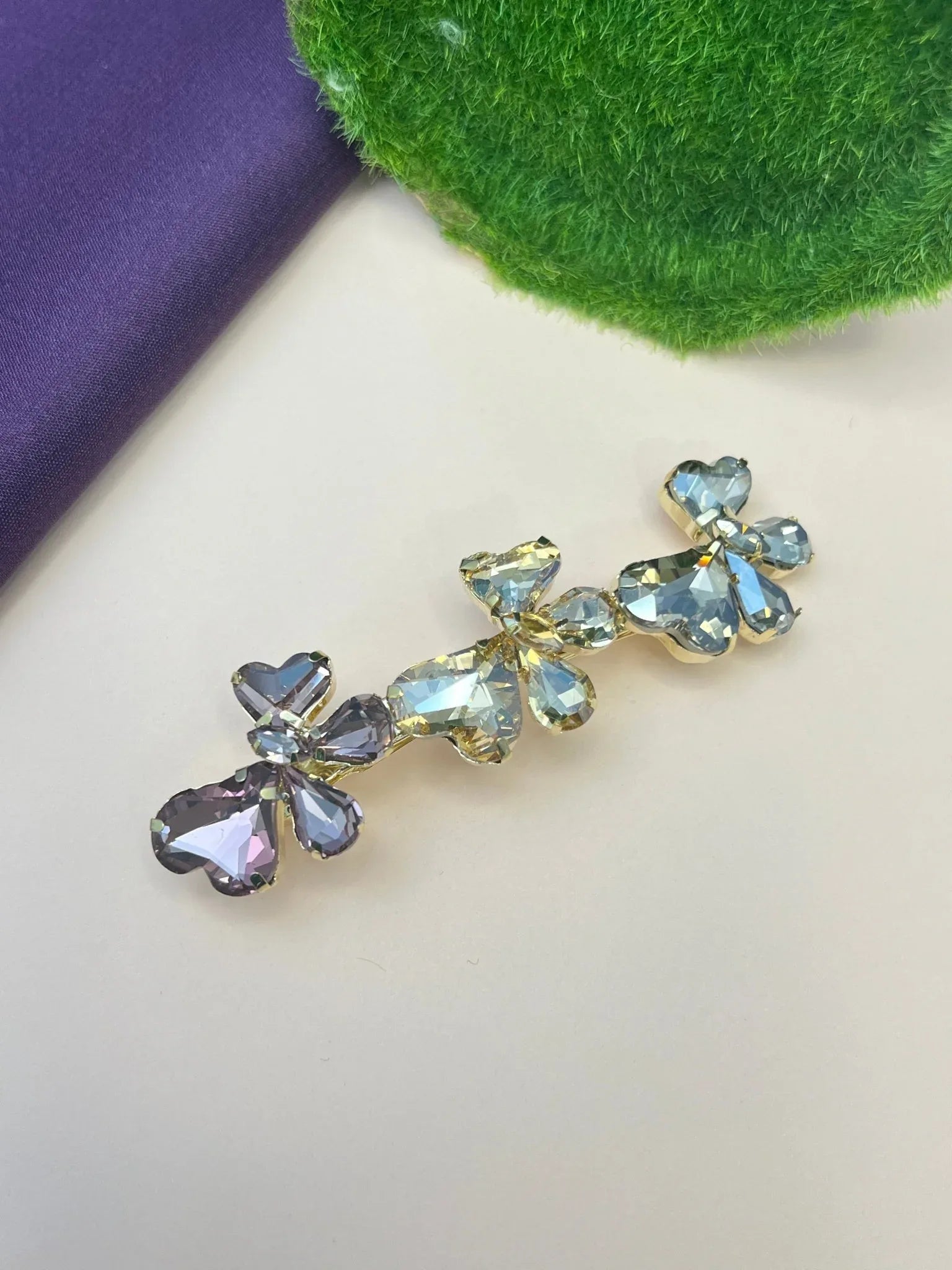Stone Hair Clip 4064 - Mahilas