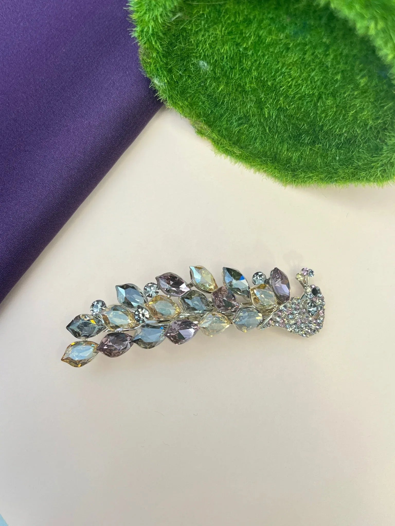 Stone Hair Clip 4068 - Mahilas