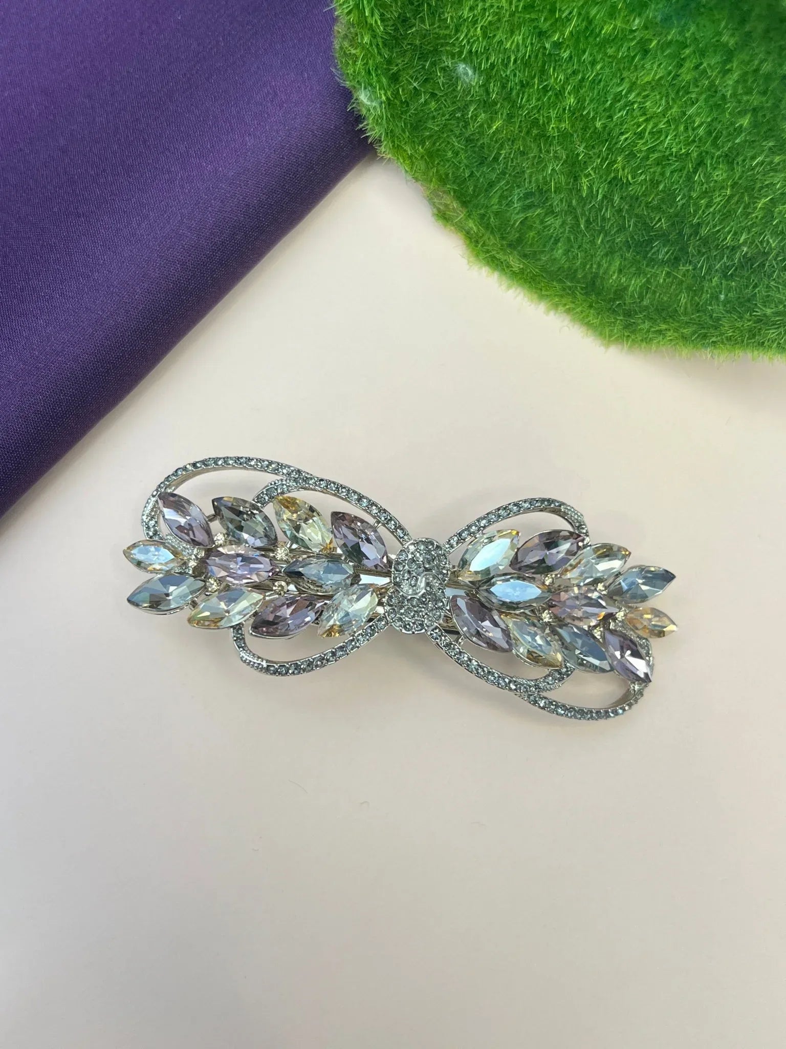 Stone Hair Clip 4073 - Mahilas