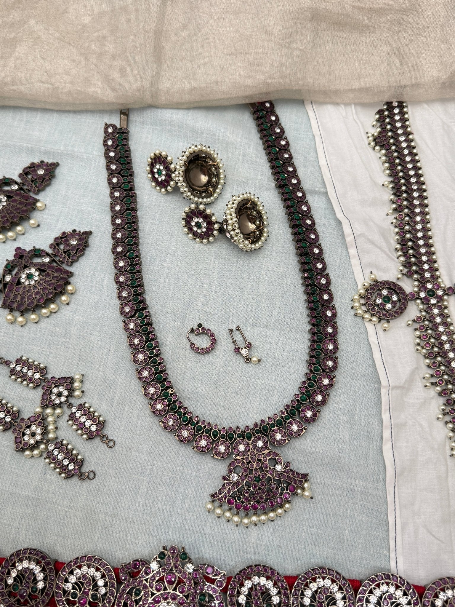 Temple Full Set Dark Antique Pure Brass | 014 - Mahilas