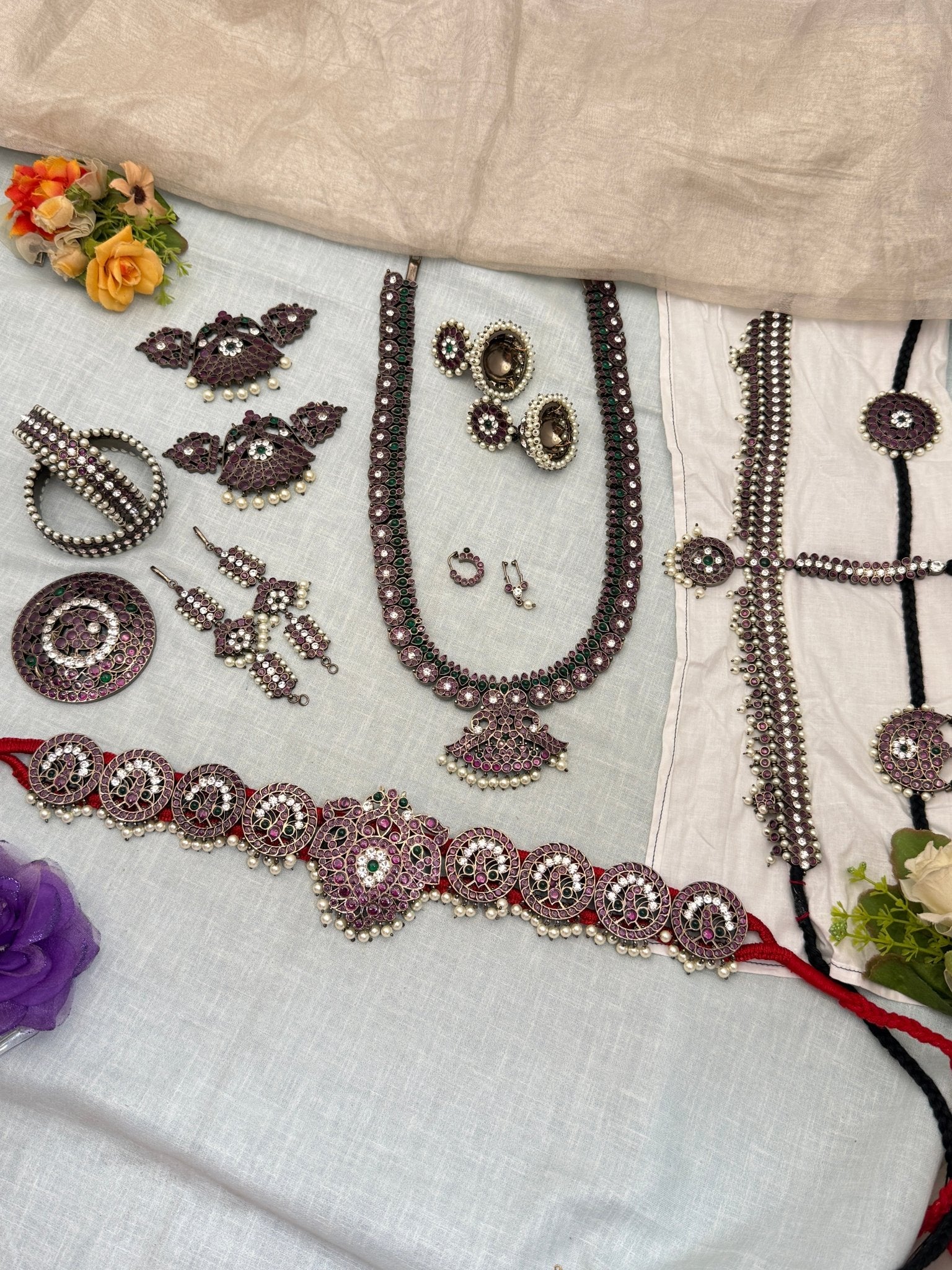 Temple Full Set Dark Antique Pure Brass | 014 - Mahilas
