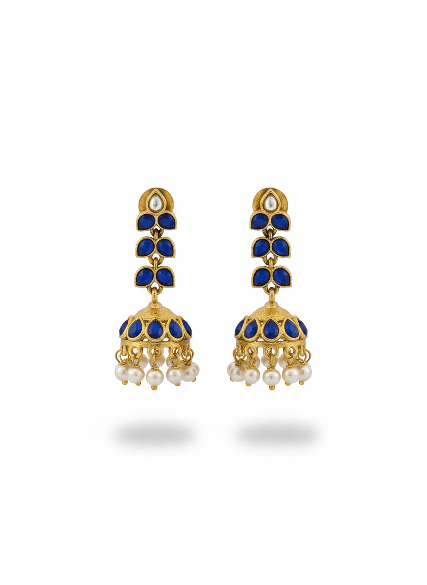 Traditional Ethnic Drop Jhumka Earrings | E0230 - Mahilas