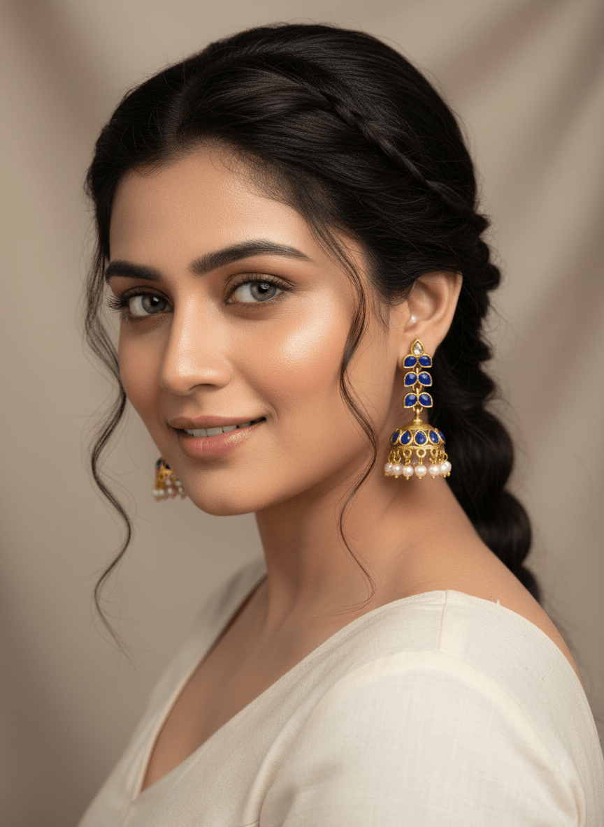 Traditional Ethnic Drop Jhumka Earrings | E0230 - Mahilas