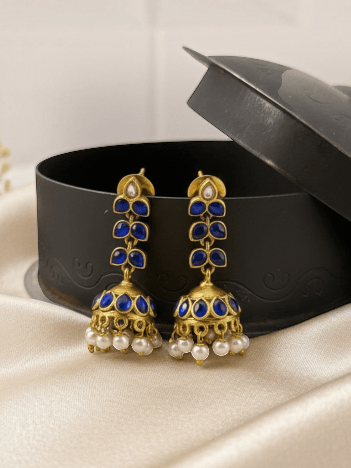 Traditional Ethnic Drop Jhumka Earrings | E0230 - Mahilas