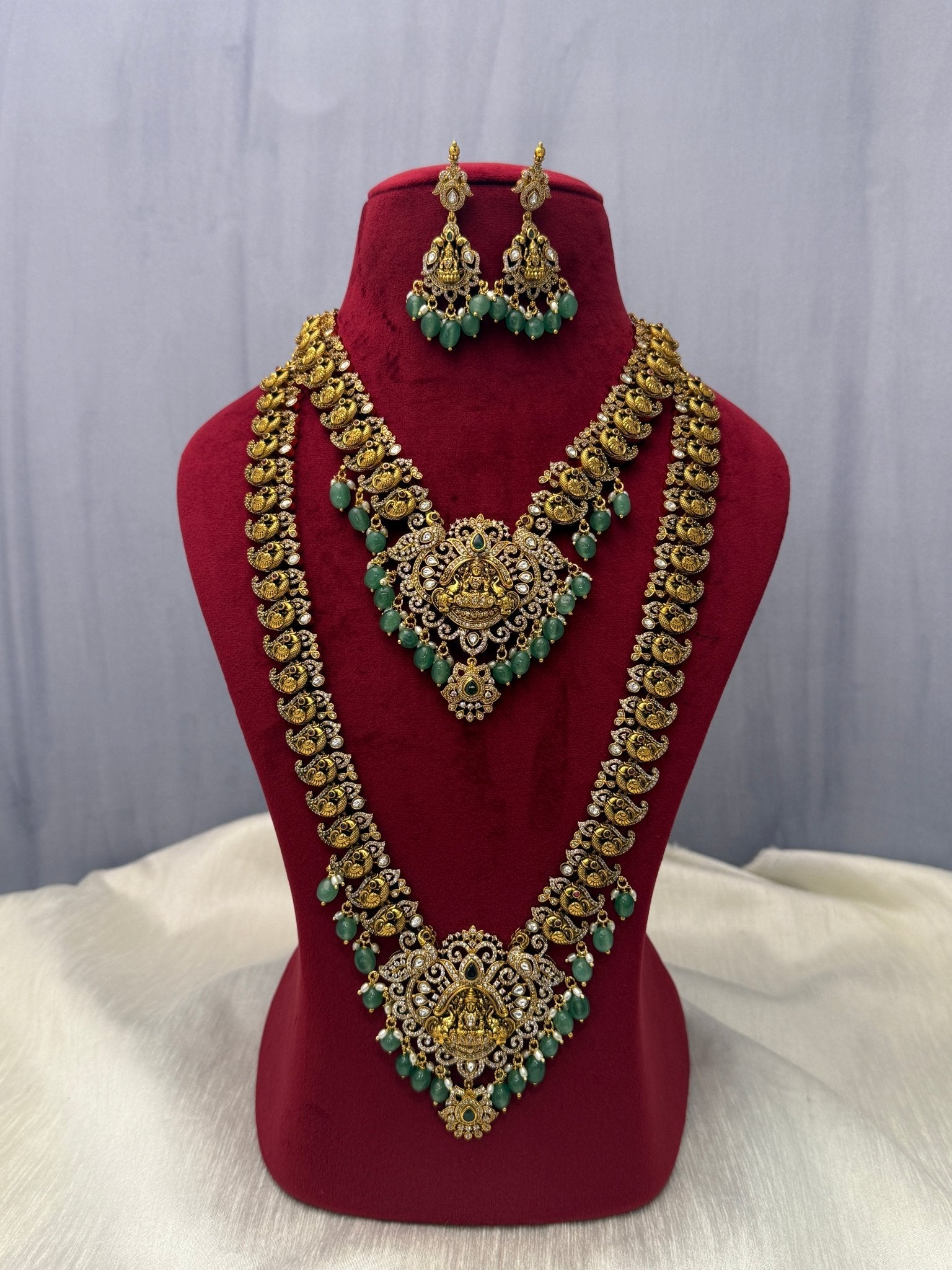 Victorian Antique Bridal Necklace Set 312 - Mahilas
