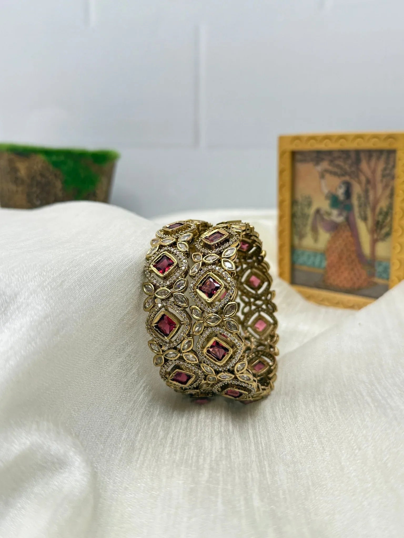 Victorian Antique Kada Bangles 6905 - Mahilas