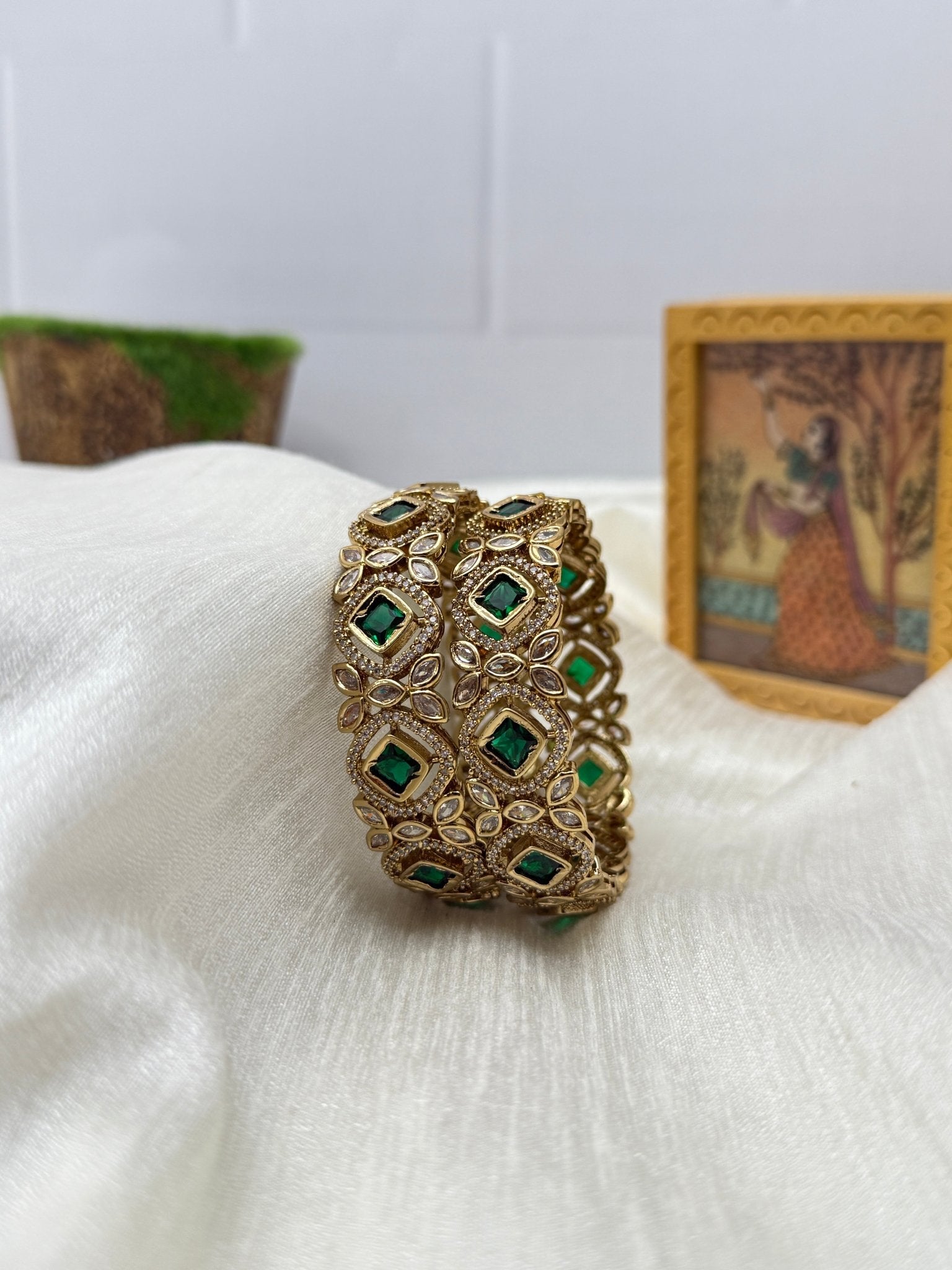 Victorian Antique Kada Bangles 6907 - Mahilas