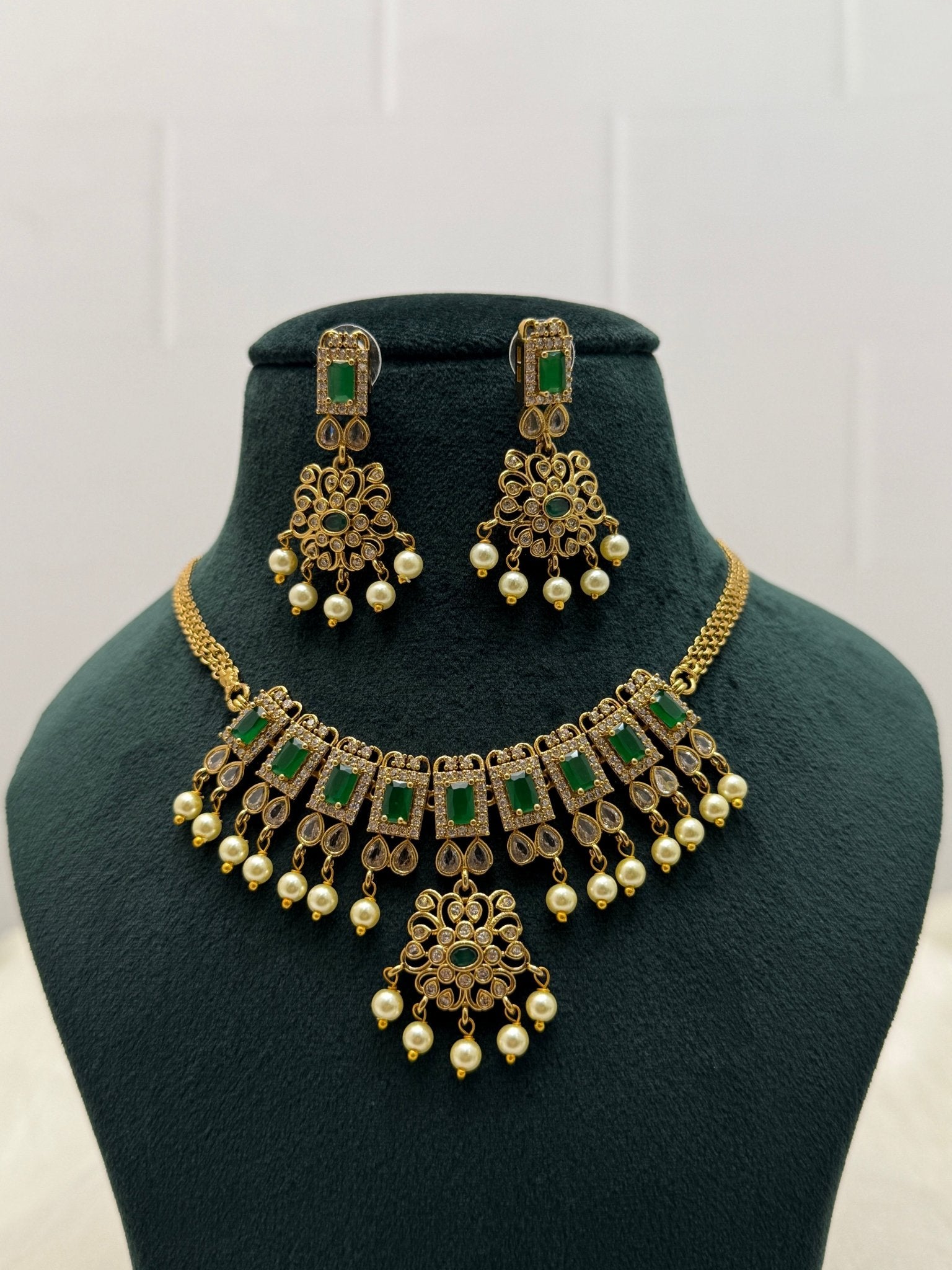 Victorian Antique Necklace Set 257 - 6 Colors - Mahilas