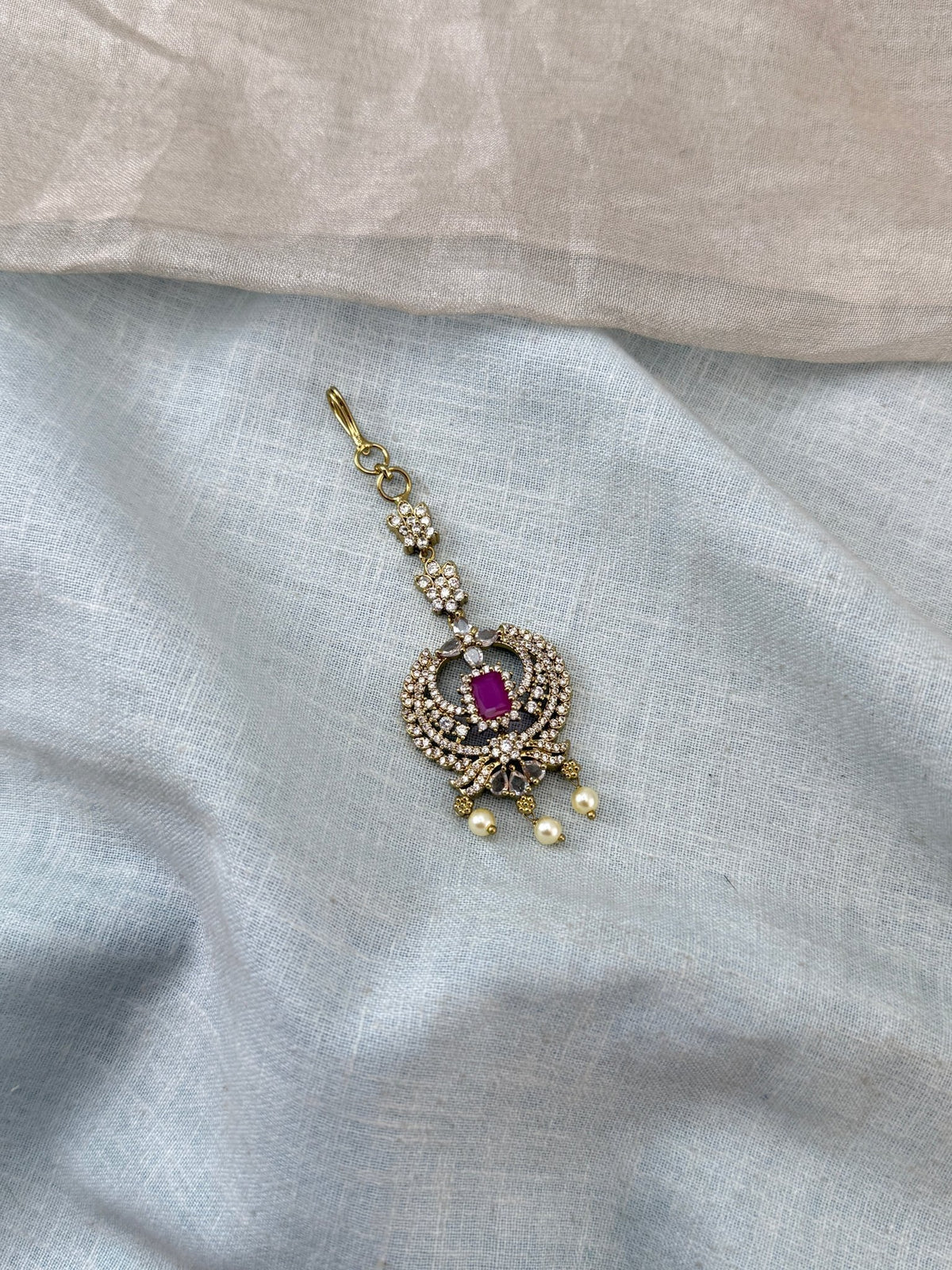 Victorian Maang Tikka | M0087B - Mahilas