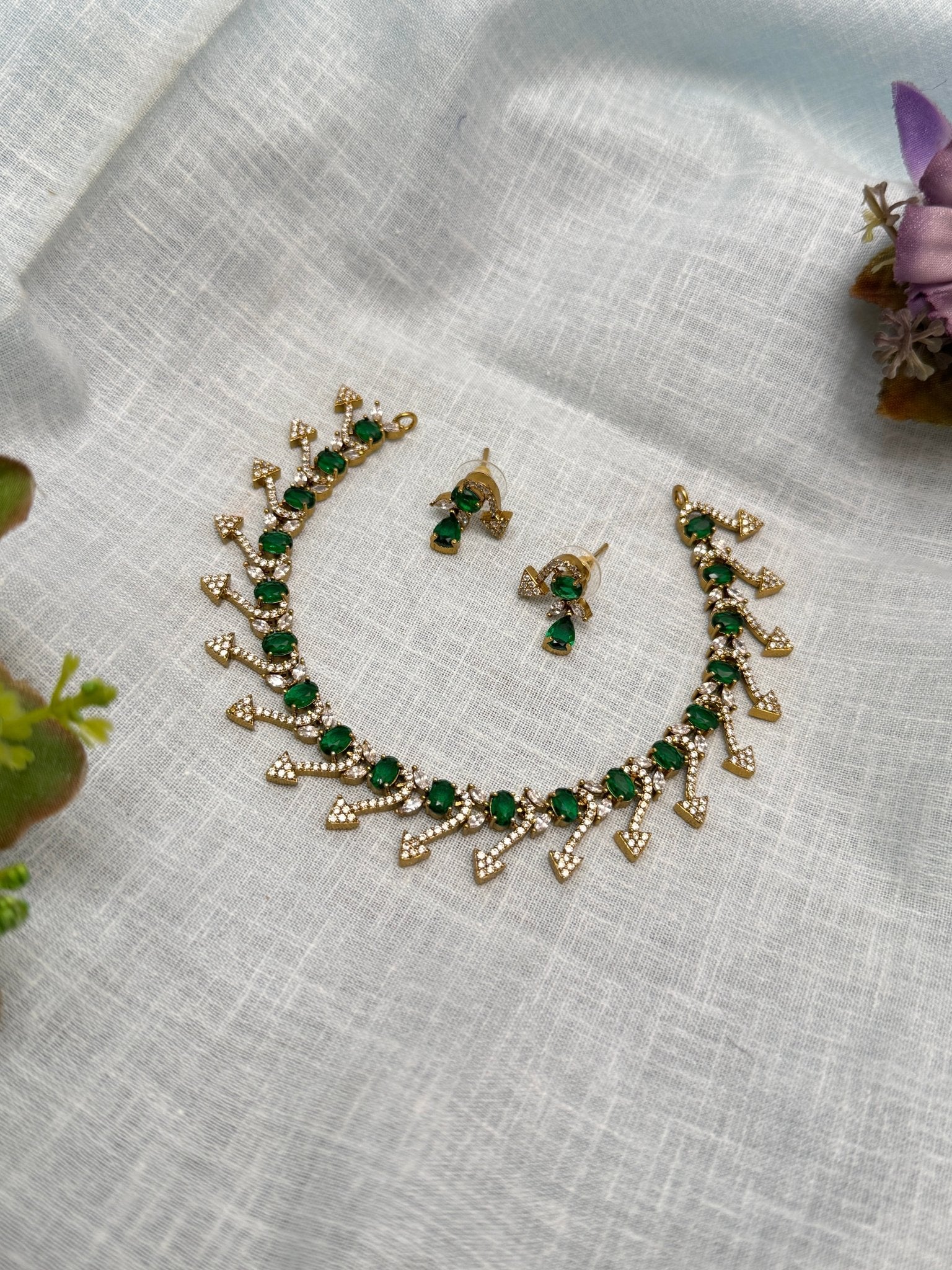 Victorian Necklace Set 245 - 6 Colors - Mahilas