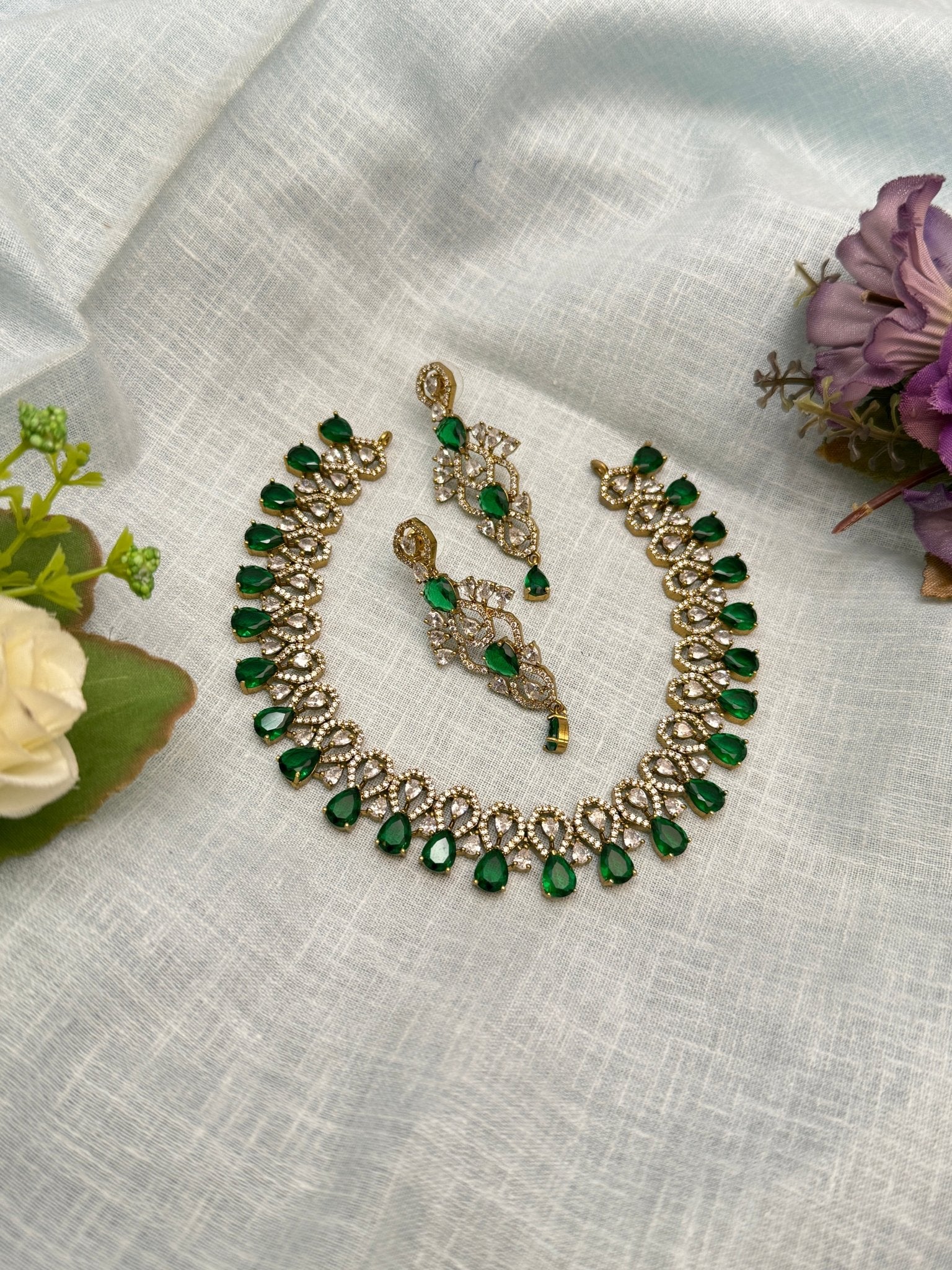 Victorian Necklace Set 246 - 5 Colors - Mahilas