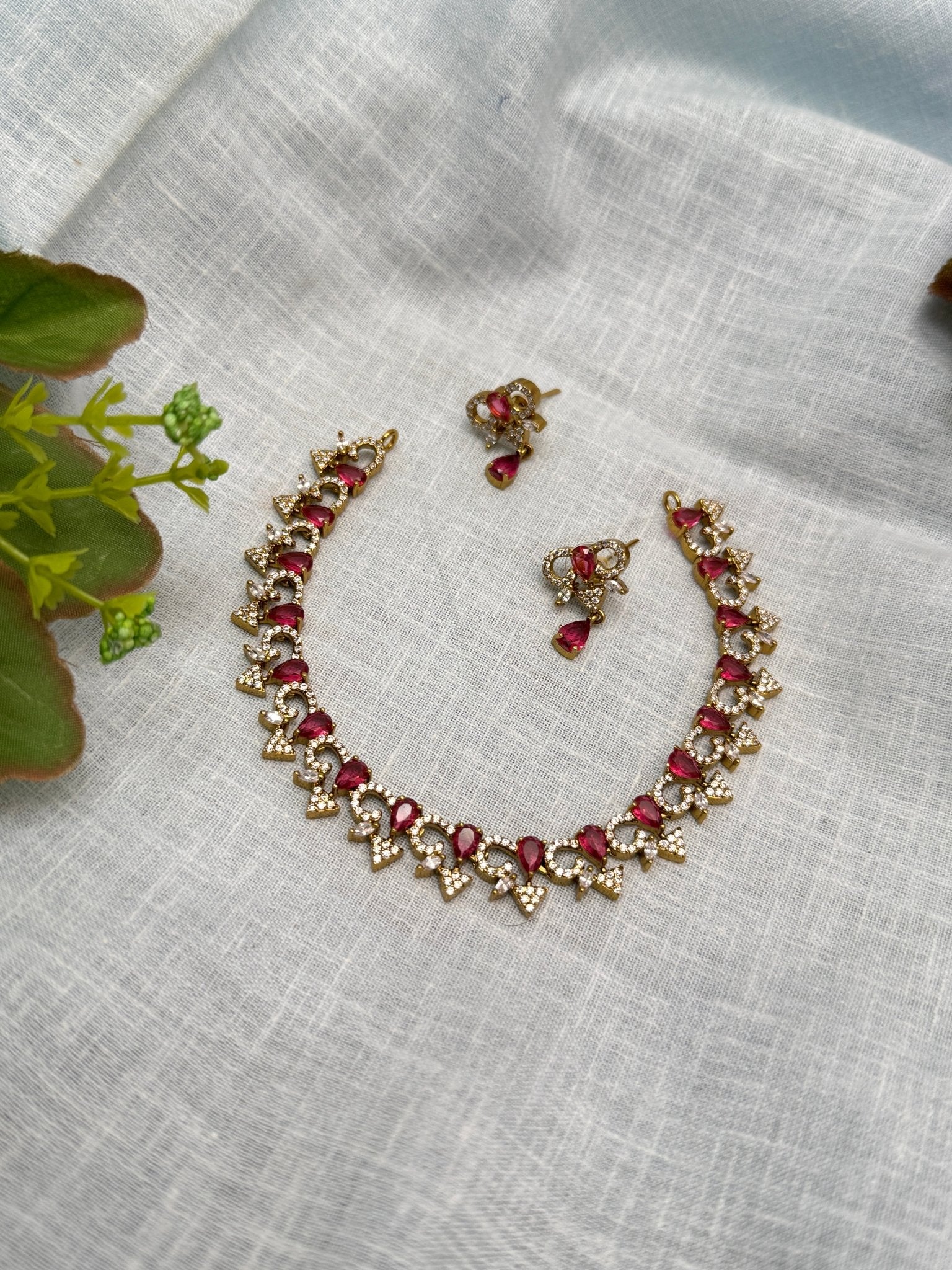 Victorian Necklace Set 249 - 5 Colors - Mahilas