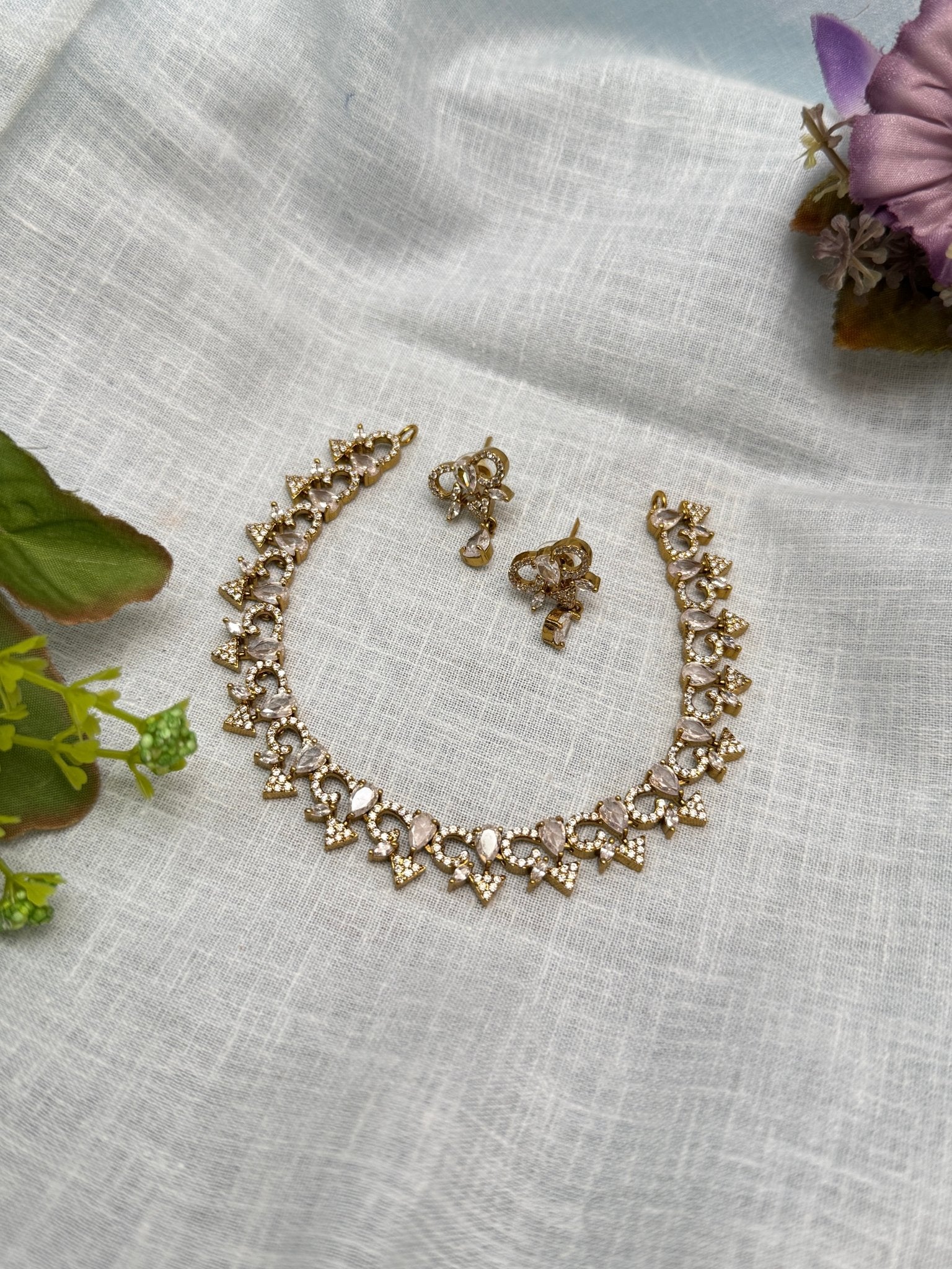 Victorian Necklace Set 249 - 5 Colors - Mahilas