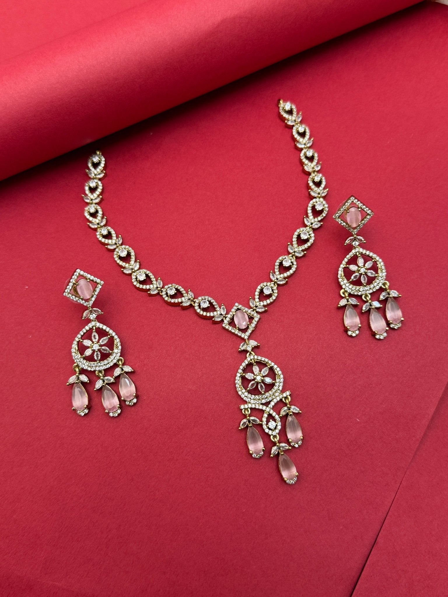 Victorian Necklace Set 254 - 4 Colors - Mahilas