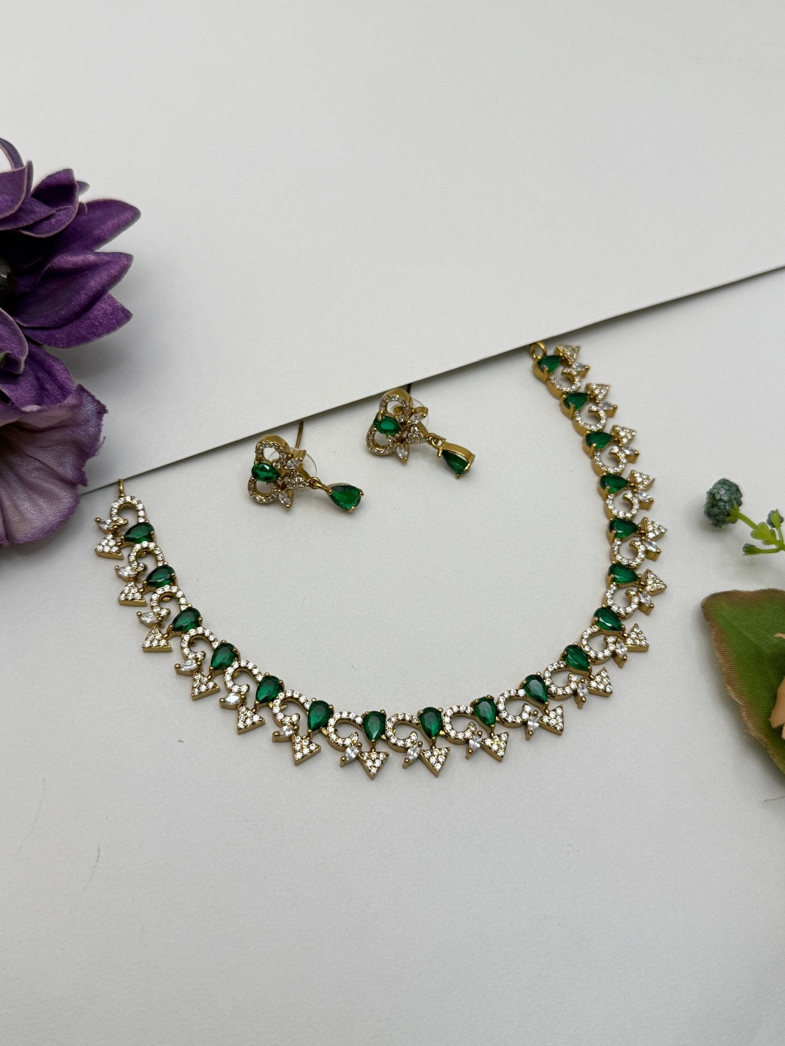 Victorian Necklace Set 255 - 6 Colors - Mahilas