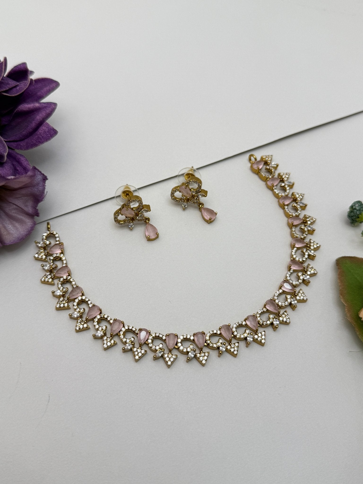 Victorian Necklace Set 255 - 6 Colors - Mahilas