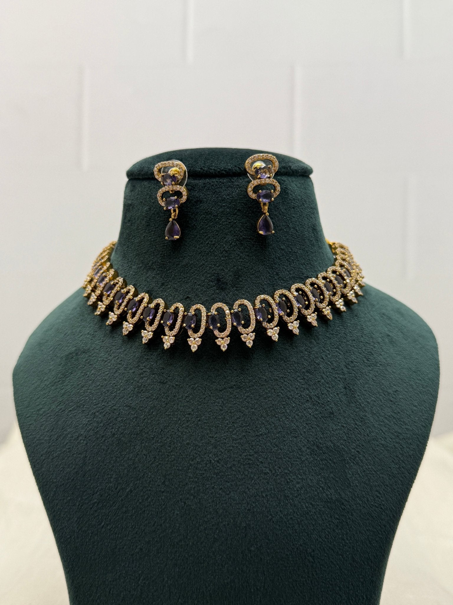 Victorian Necklace Set 256 - 5 Colors - Mahilas