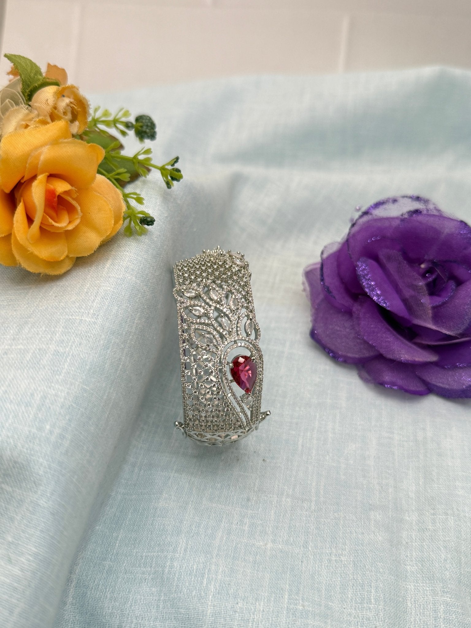 White Stone Bracelet 6904 - Mahilas