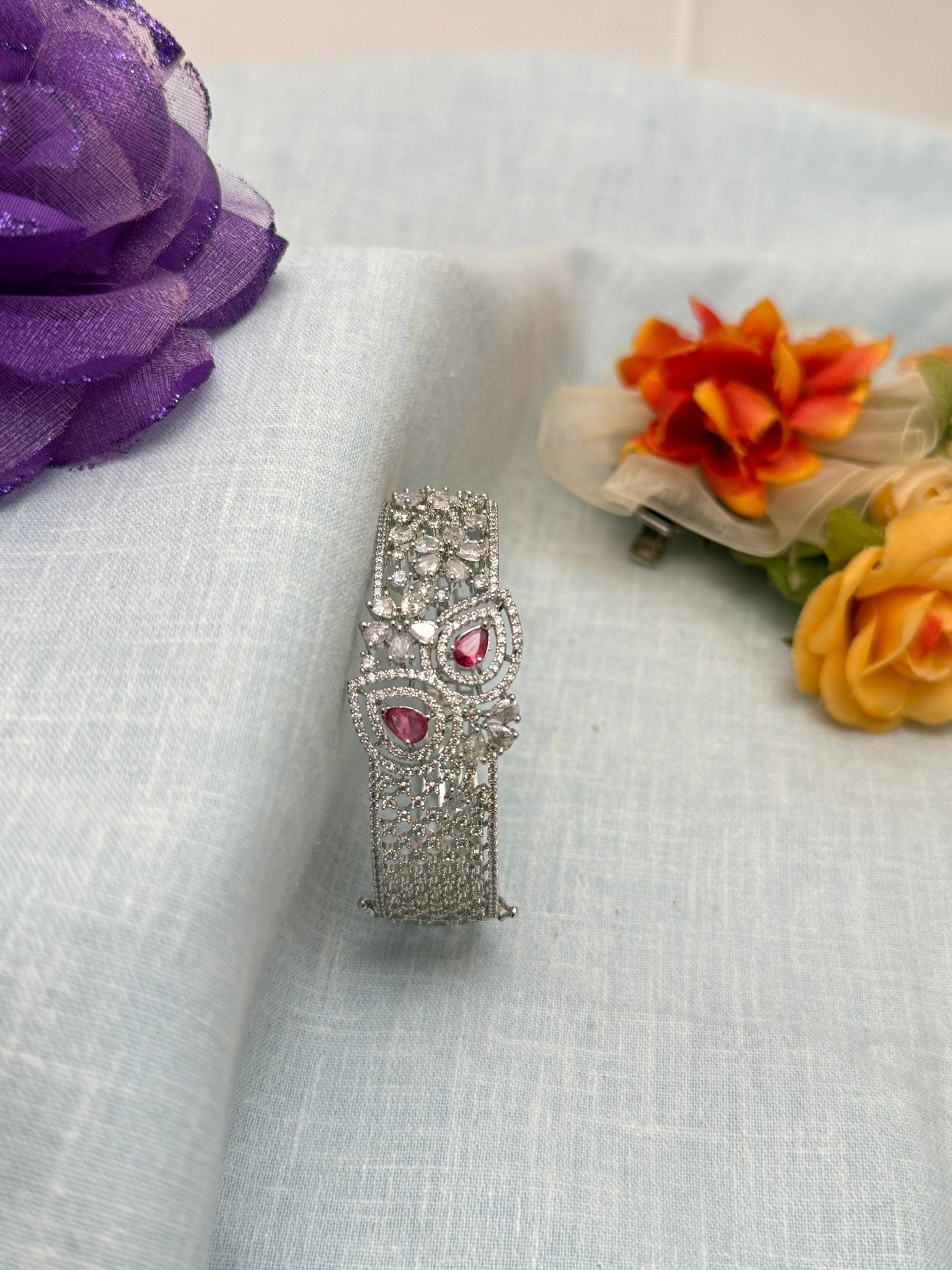 White Stone Bracelet 6917 - Mahilas