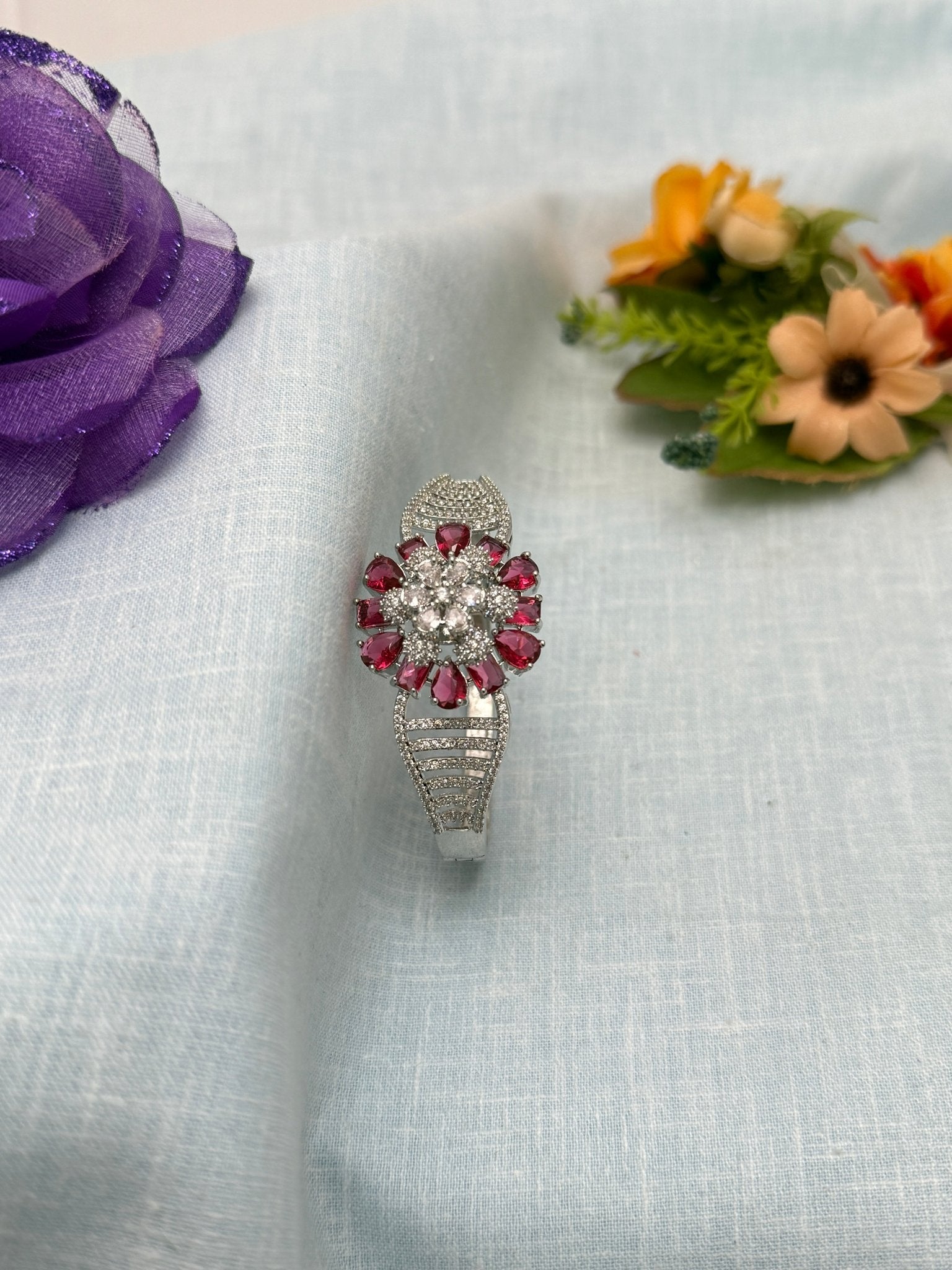 White Stone Bracelet 6925 - Mahilas