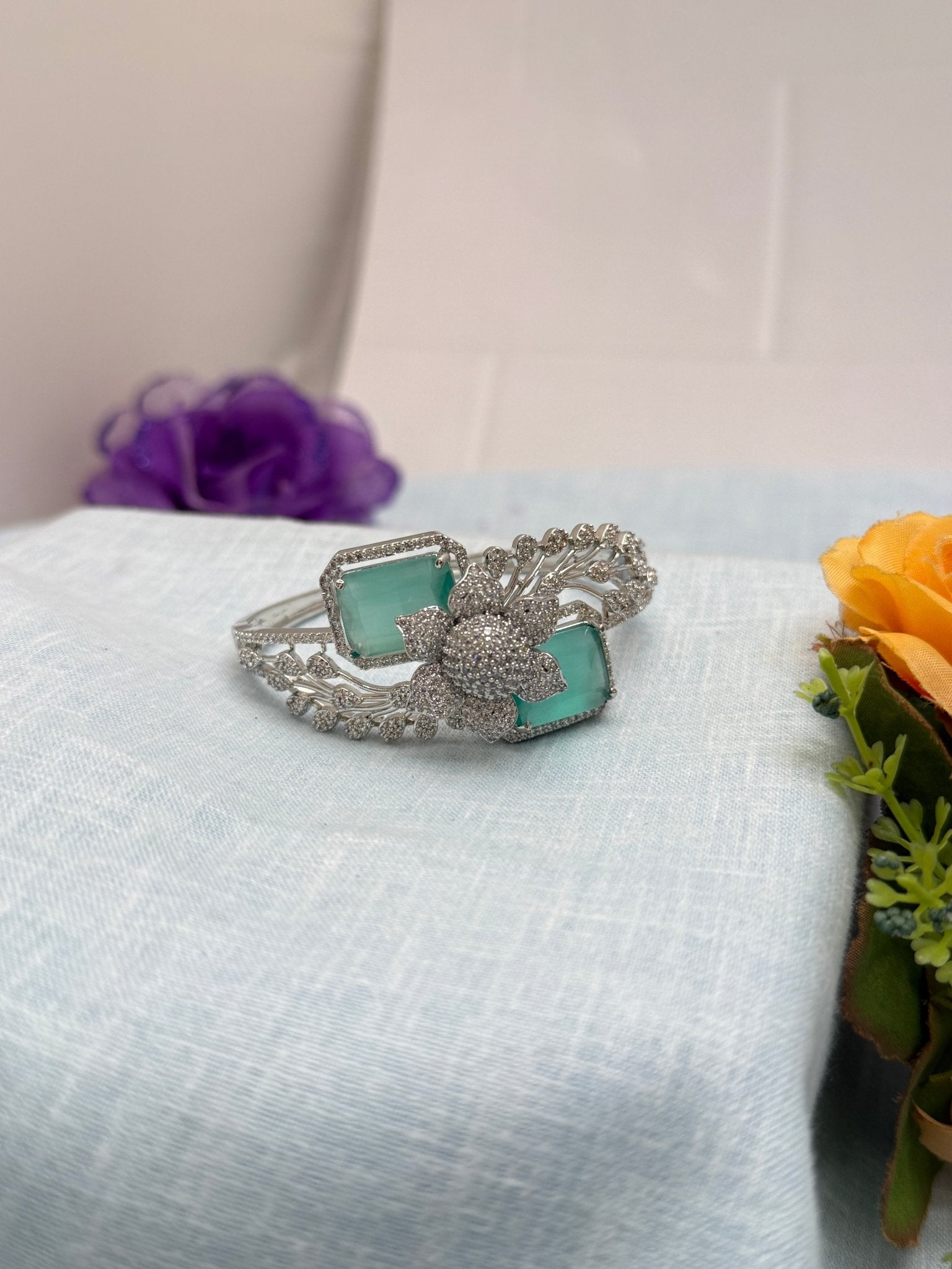 White Stone Bracelet 6934 - Mahilas