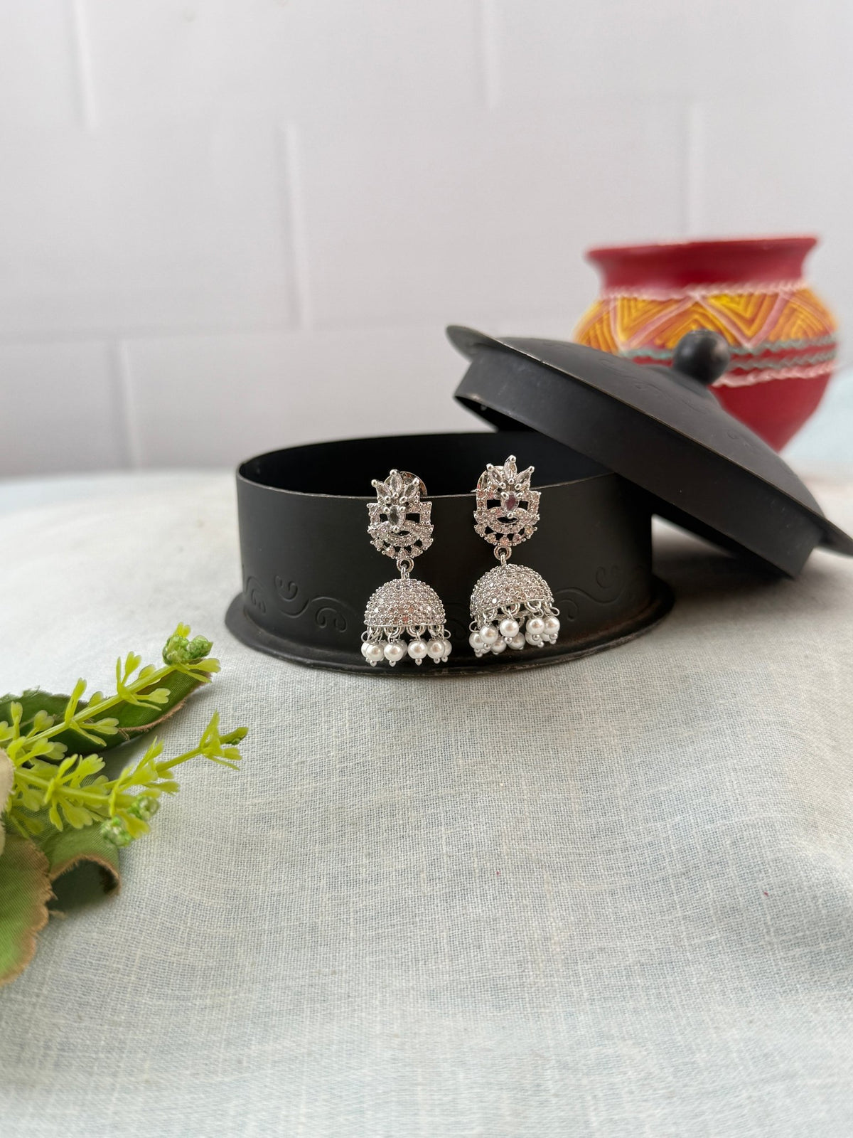 Zircon Grand Stone Jhumka | 032 - Mahilas