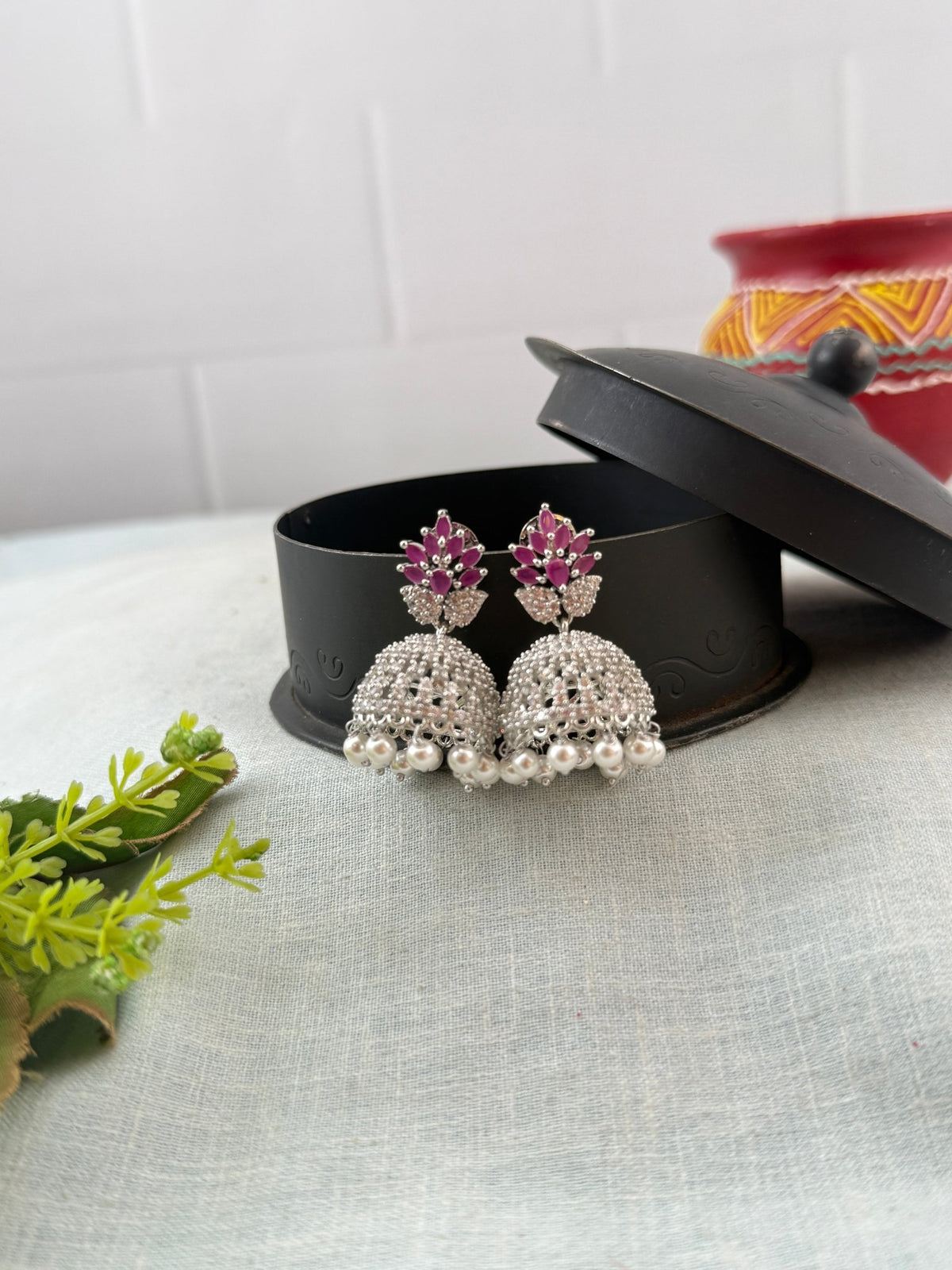 Zircon Grand Stone Jhumka | 034 - Mahilas