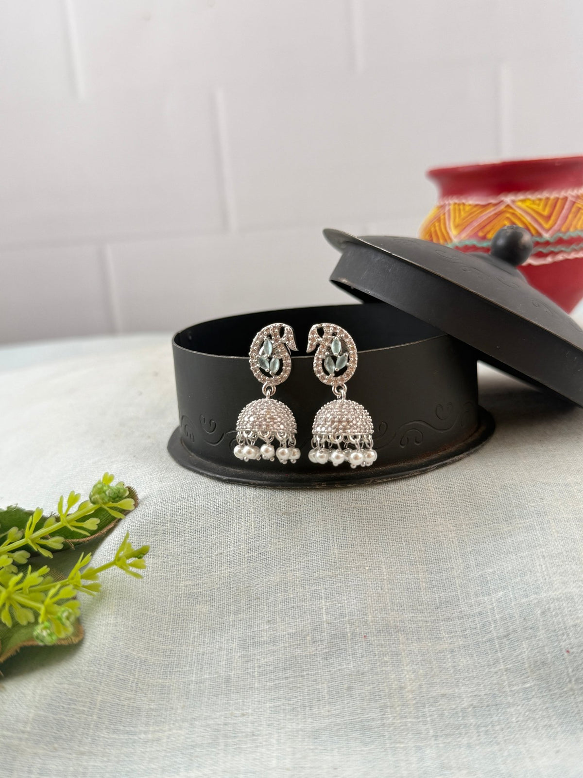 Zircon Grand Stone Jhumka | 036 - Mahilas