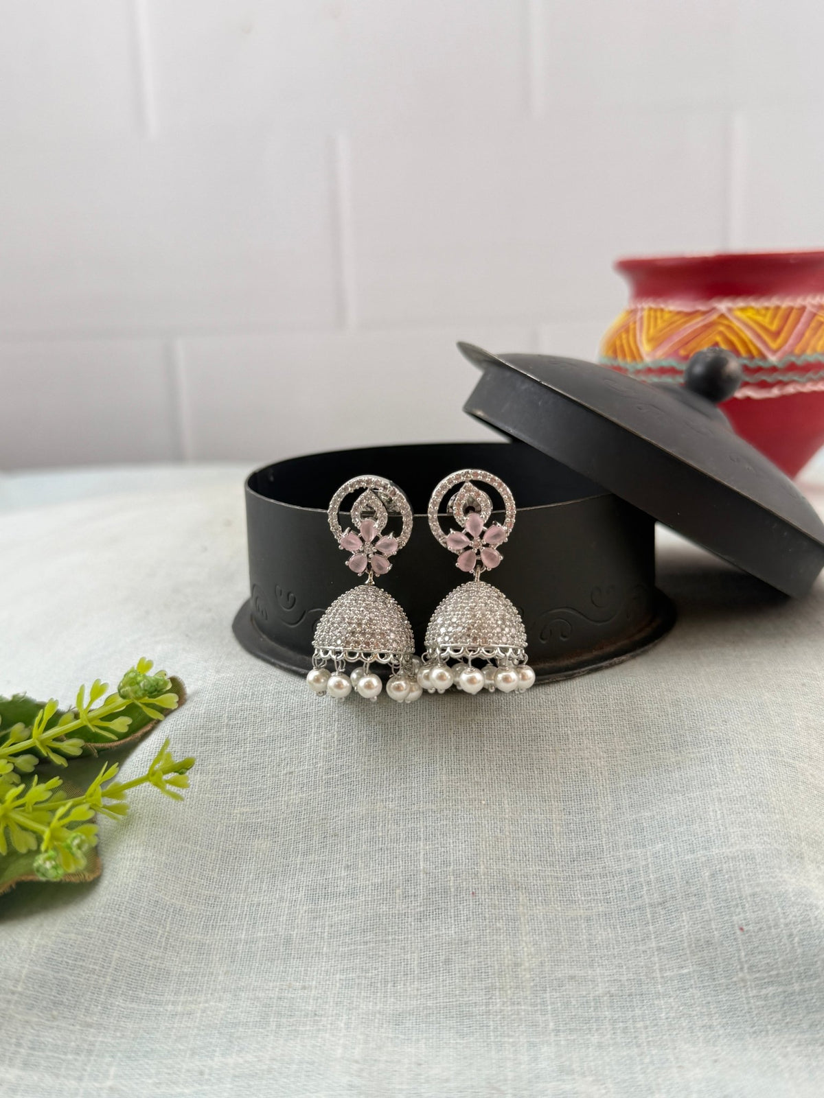 Zircon Grand Stone Jhumka | 037 - Mahilas