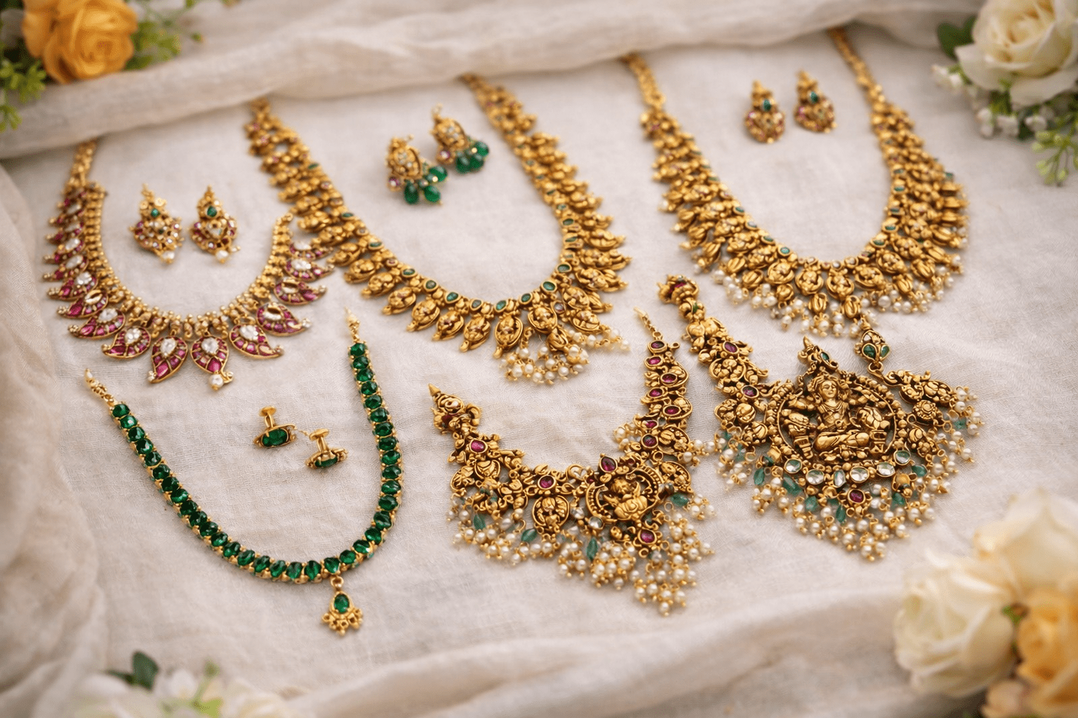 How to Choose the Perfect Bridal Necklace for Your Lehenga or Saree - Mahilas