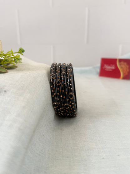Luxurious Evara Design Kada Glass Bangles 3478 - Make your own box