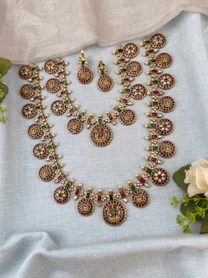 Royal Antique Bottumala Bridal Necklace Set 1154