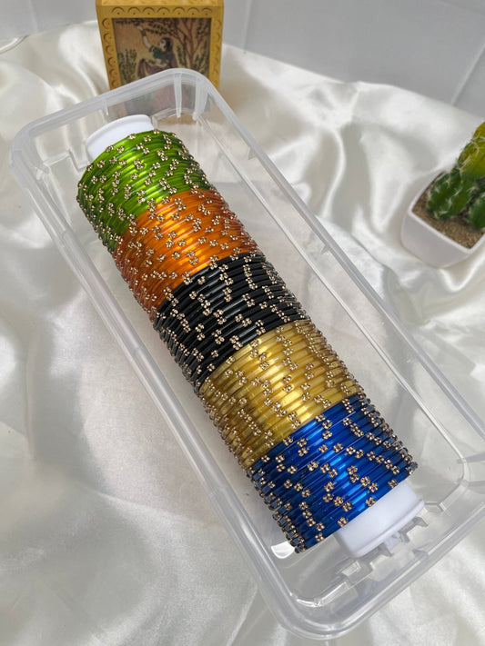 5 Color Glass Bangle Box Design - Aradhya 023 - Mahilas