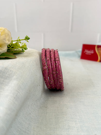 Luxurious Evara Design Kada Glass Bangles 3478 - Make your own box