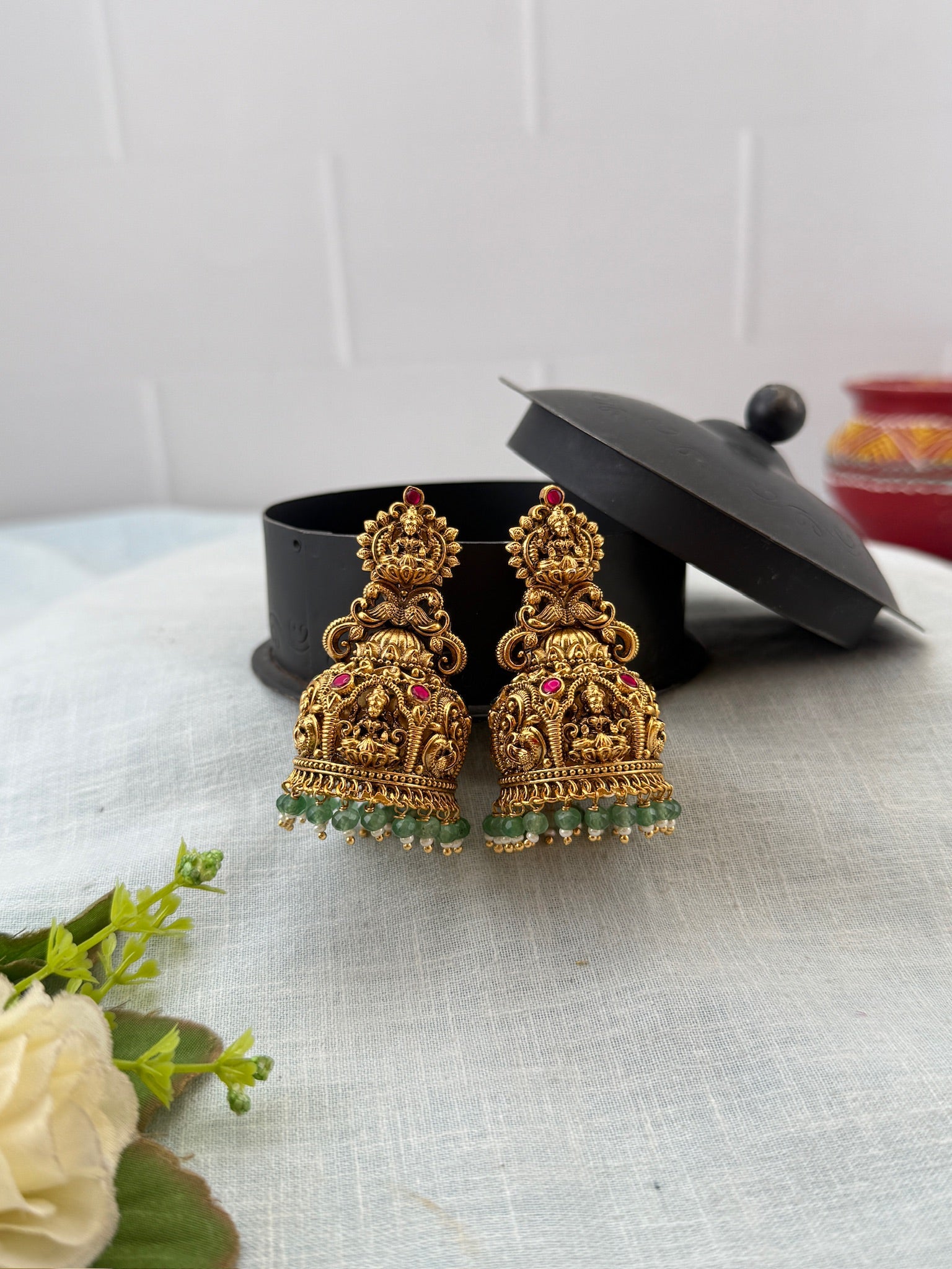 Luxurious Antique Jhumka Earrings 1161
