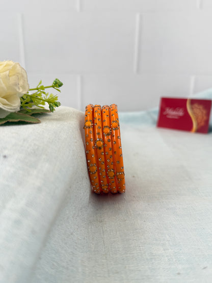 Luxurious Evara Design Kada Glass Bangles 3478 - Make your own box