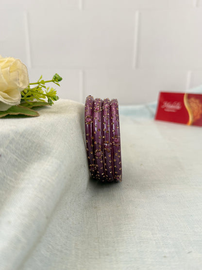 Luxurious Evara Design Kada Glass Bangles 3478 - Make your own box