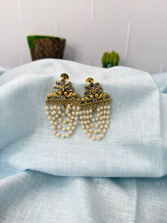 Antique Designer Dangler Earrings 0090 - Mahilas