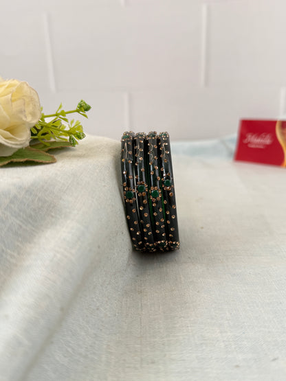 Luxurious Evara Design Kada Glass Bangles 3478 - Make your own box