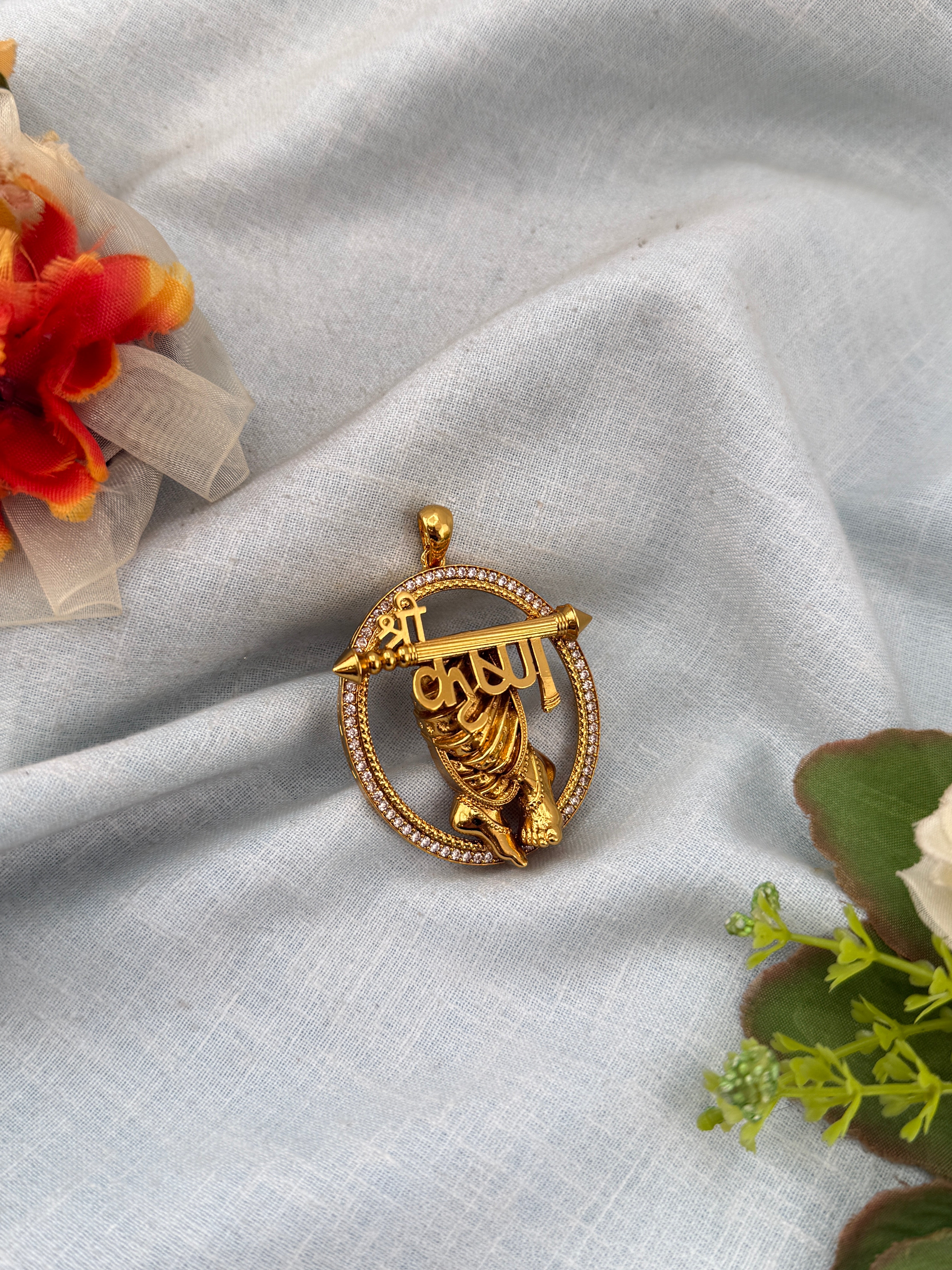 Antique Krishna Pendant | P0027