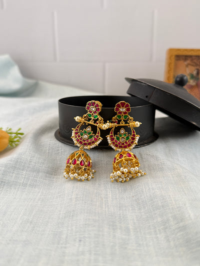 Jadau Kundan Jhumka Earrings | E0079