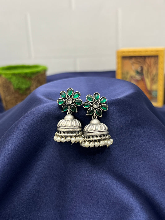 Oxidised Jhumka 0009 - Mahilas