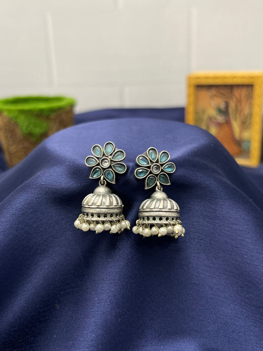 Oxidised Jhumka 0012 - Mahilas