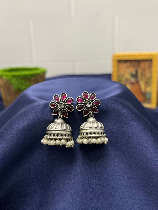 Oxidised Jhumka 0013 - Mahilas