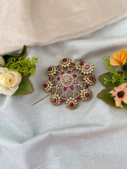 Hair bun, hair juda, hair jewellery, hair bun cage, kundan hair tie,