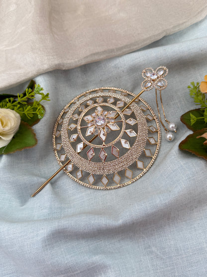 Luxurious Stone Bun Cage Kuppa 0156